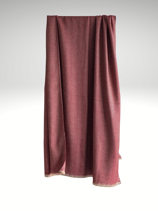 ZigZara: 2-Ply Cashmere Zig Zag Stole