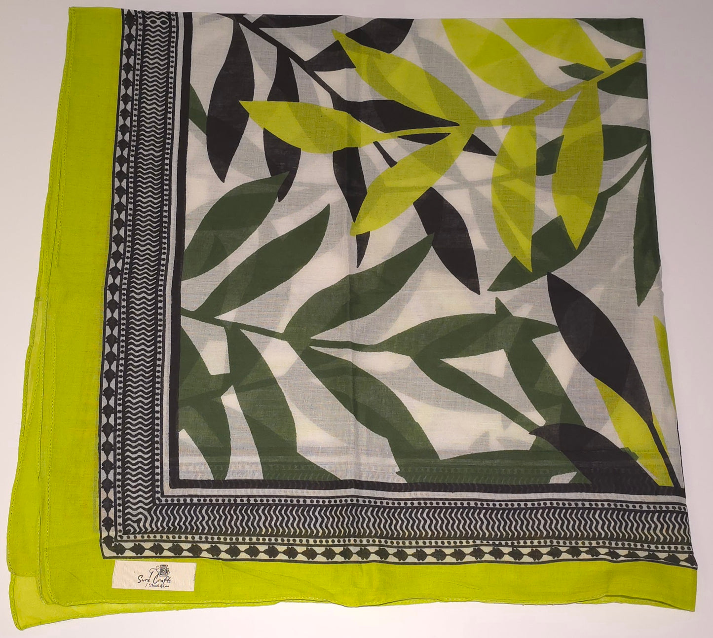 Pure Cotton Square Scarf – 100×100 cm