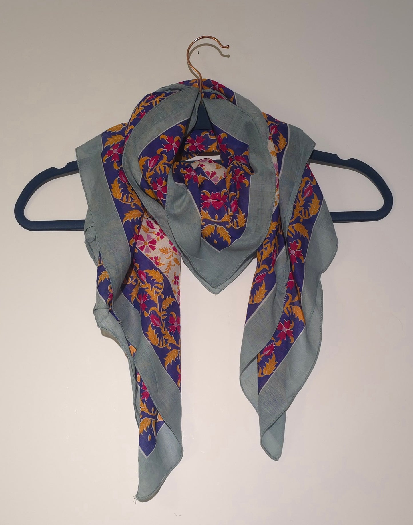 Pure Cotton Square Scarf – 100×100 cm