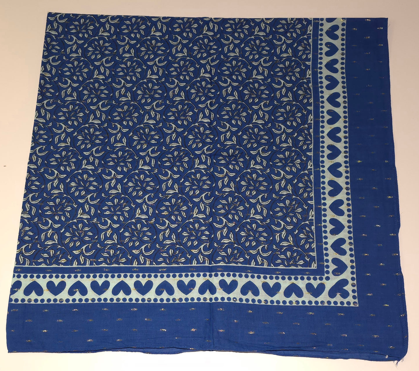 Pure Cotton Square Scarf – 100×100 cm