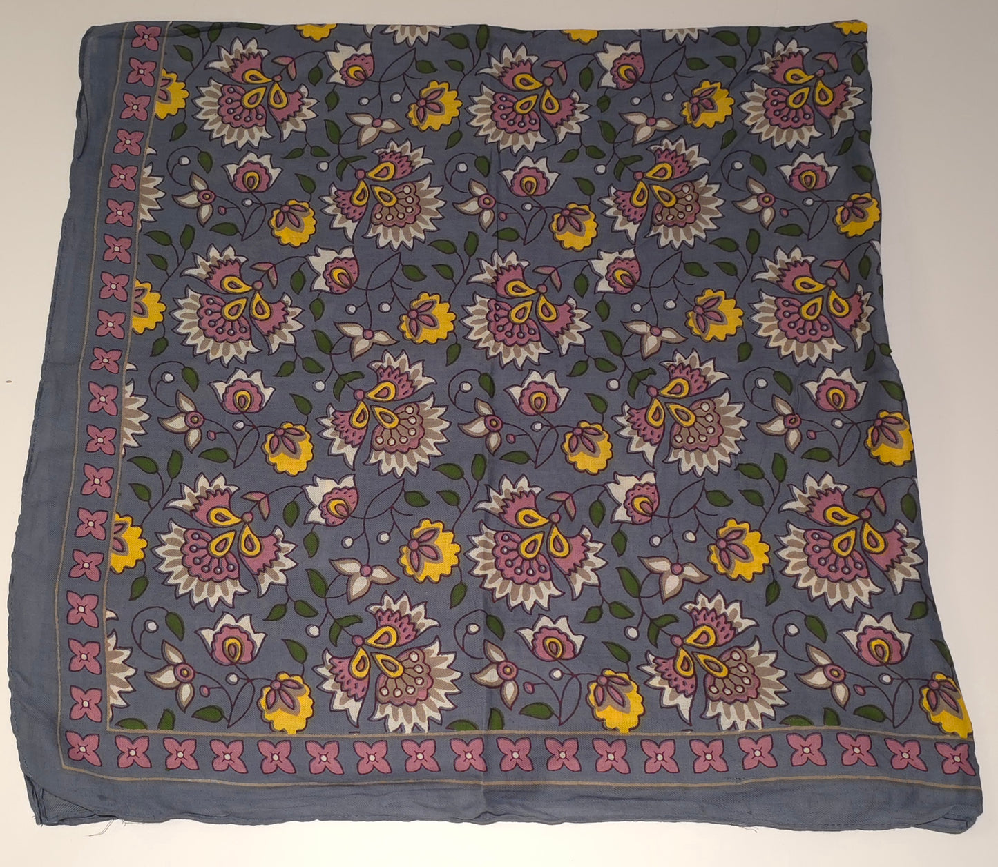 Pure Cotton Square Scarf – 100×100 cm