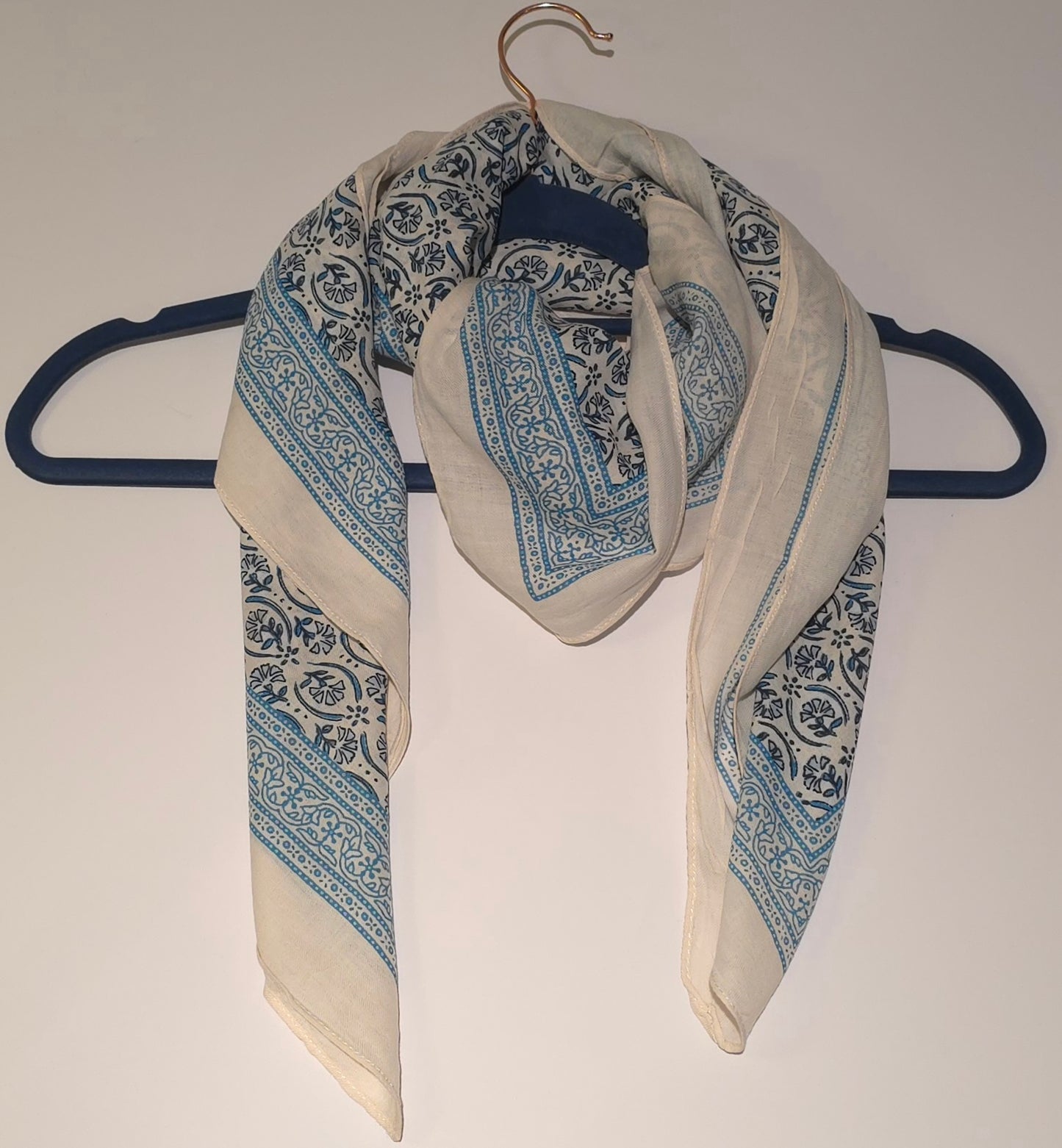 Pure Cotton Square Scarf – 100×100 cm
