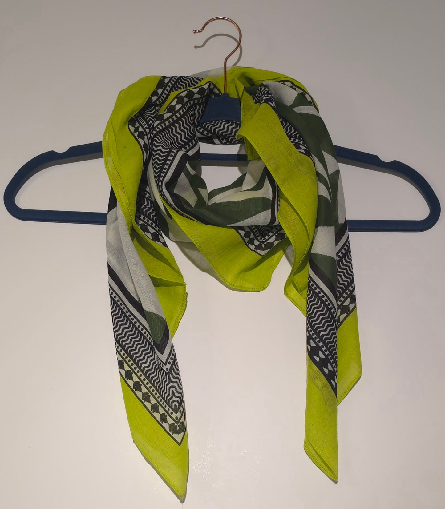 Pure Cotton Square Scarf – 100×100 cm
